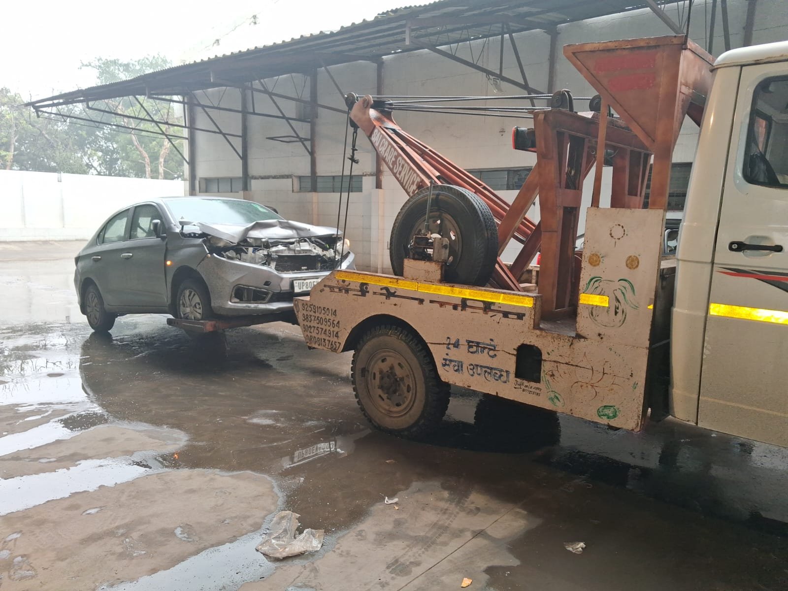 Sai Crane Service Agra - towing and crane work