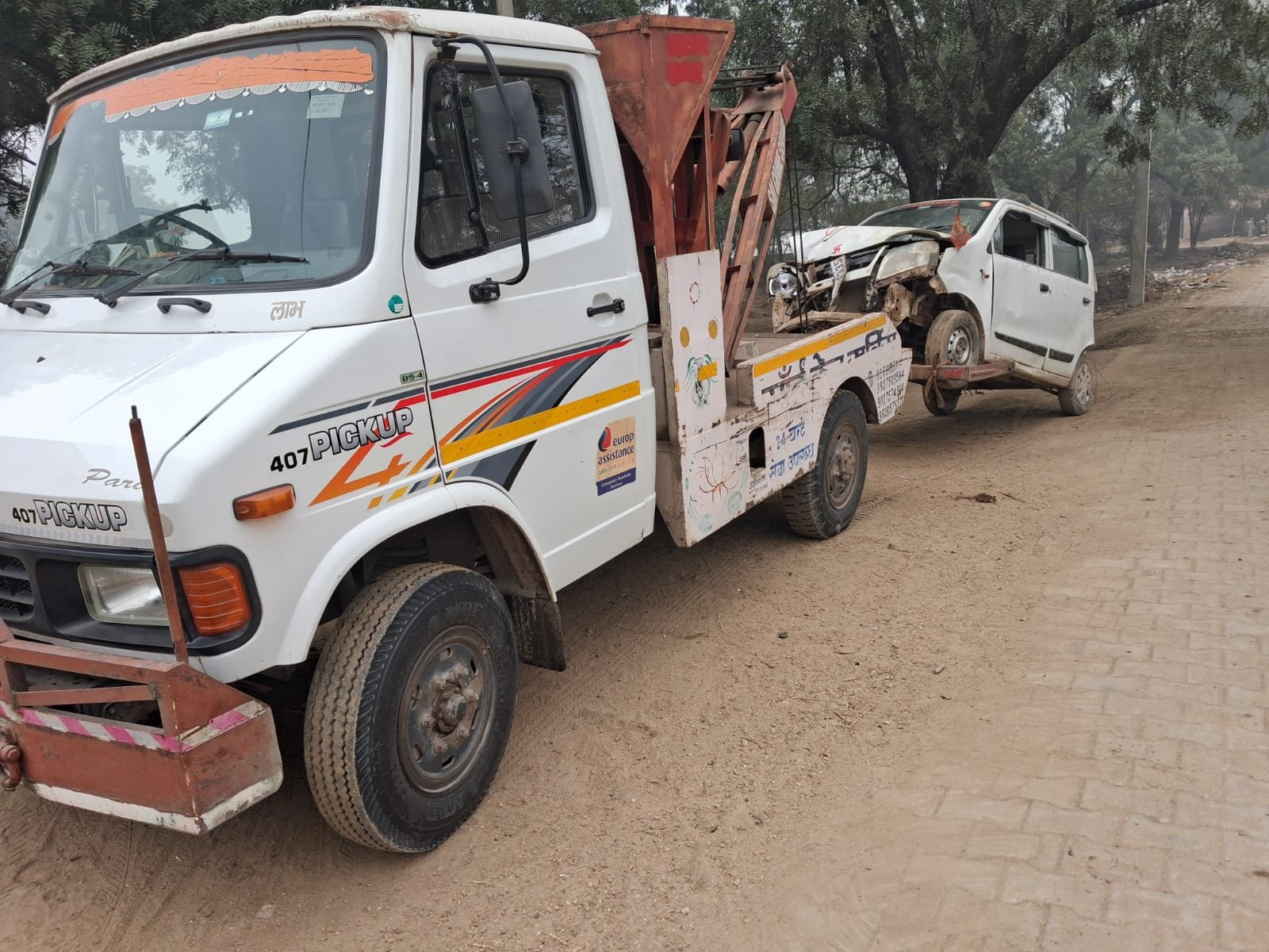 Sai Crane Service Agra - towing and crane work
