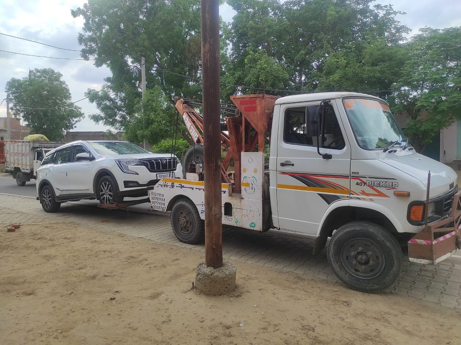 Sai Crane Service Agra - towing and crane work