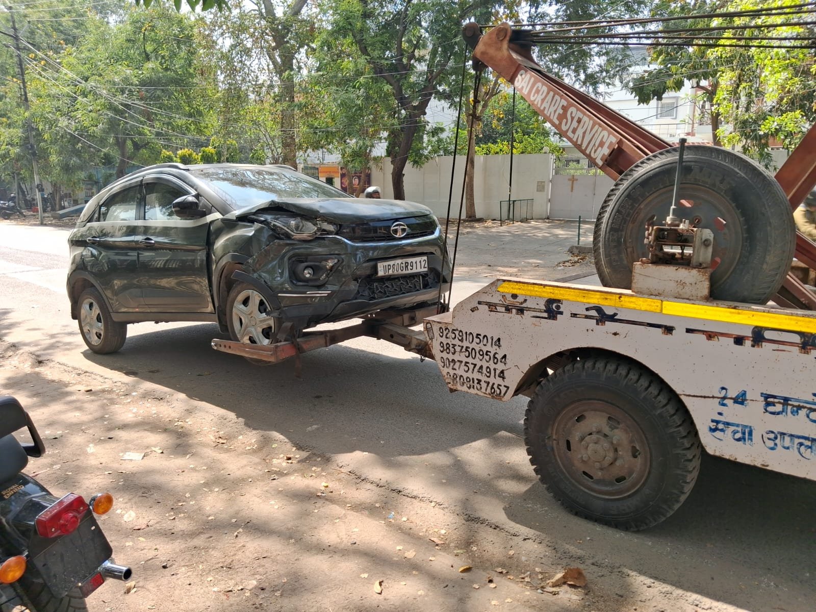 Sai Crane Service Agra - towing and crane work